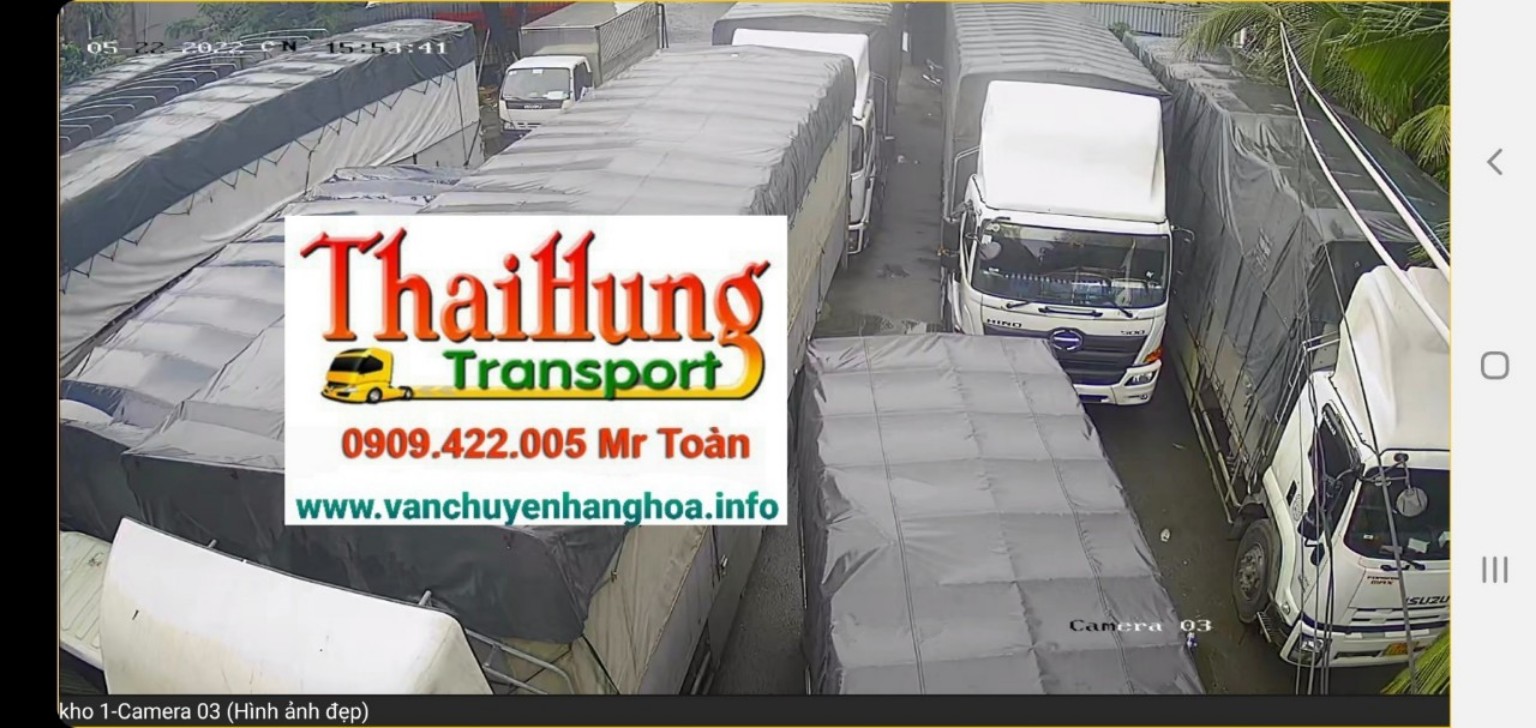 Bãi xe vận tải Bắc Nam phục vụ nhôm dài, cửa nhựa lõi thép và bồn IBC